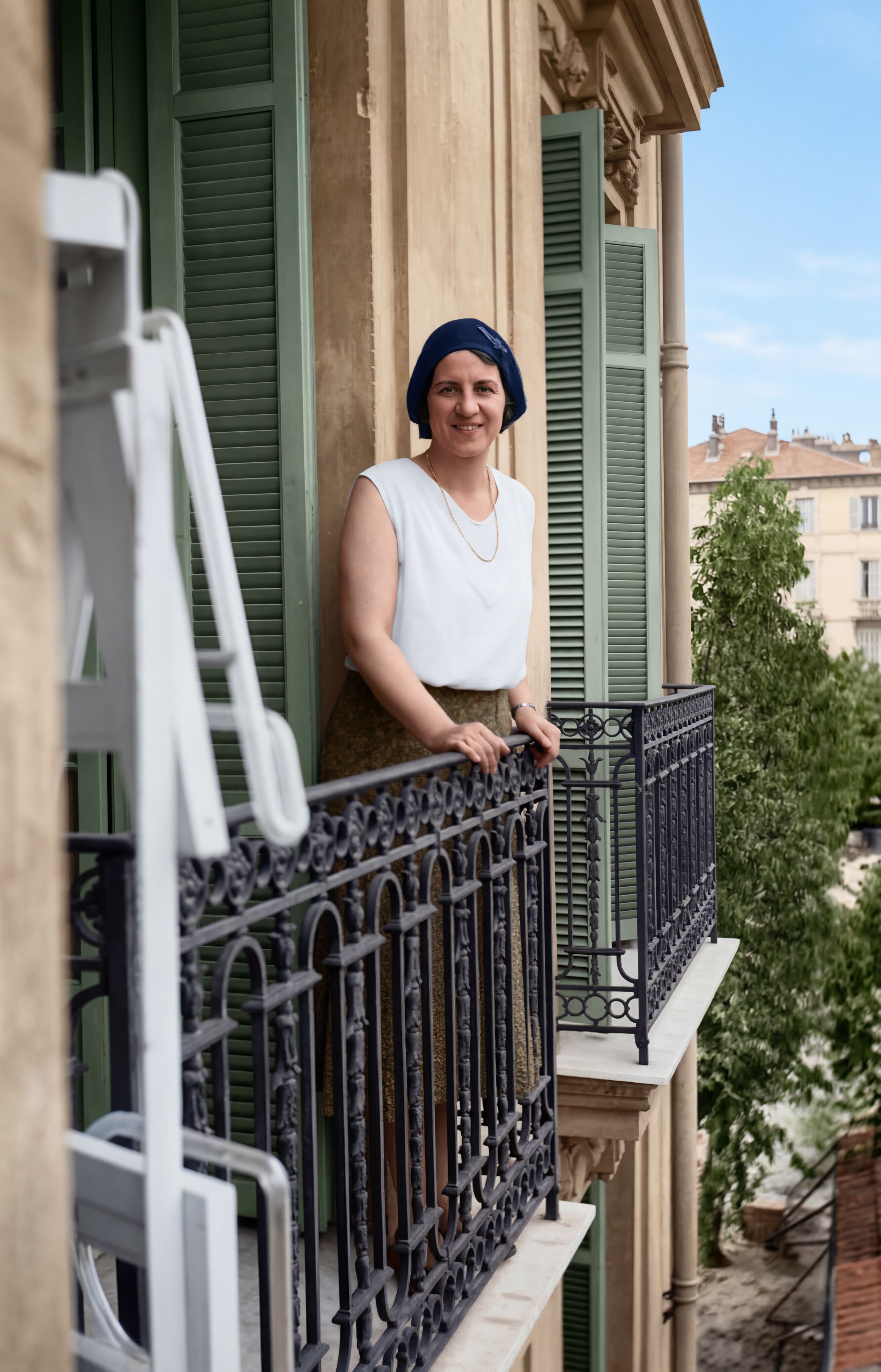 Photo colorisée automatiquement par intelligence artificielle